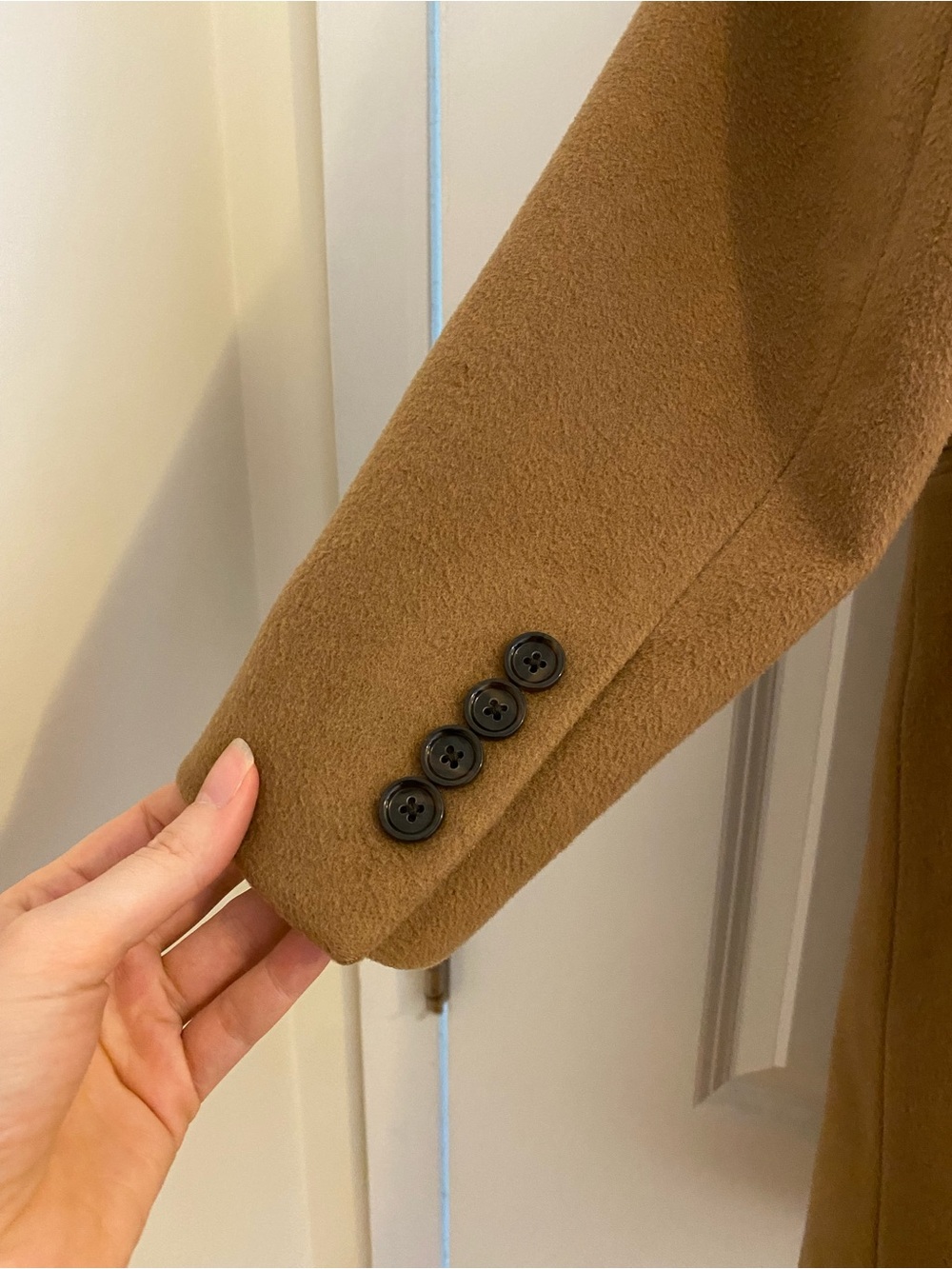 J. Crew Ludlow Wool and Cashmere Topcoat 38S Camel Tan - Picture 3 of 6
